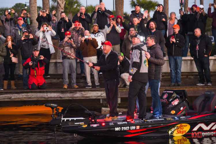 Image for Johnny Morris Makes the First Cast of the Bass Pro Tour