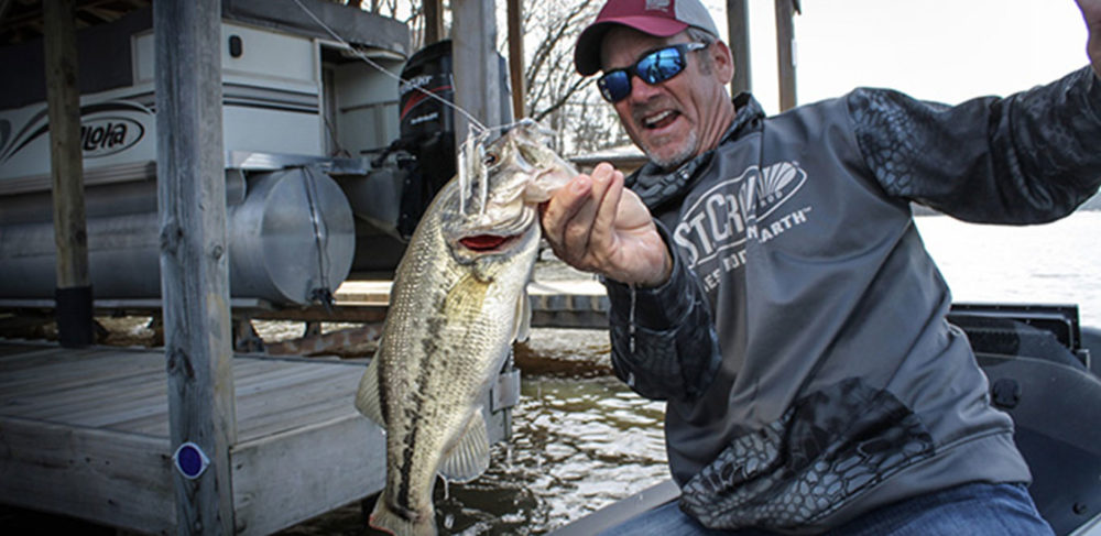 St. Croix's New Legend Tournament Bass Dock Sniper Places Baits in