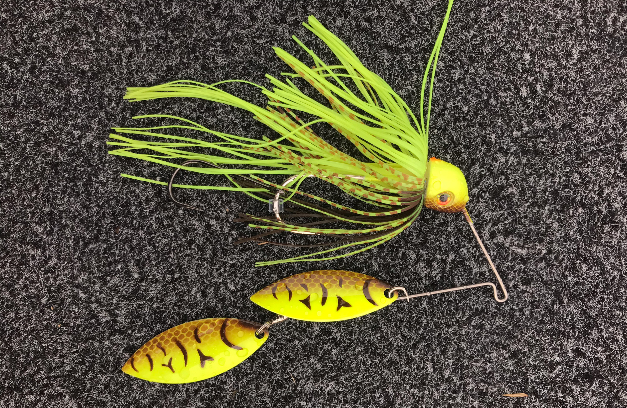 STRIKE KING SPINNERBAITS Lot Of 3 Different Bass Fishing Lures 