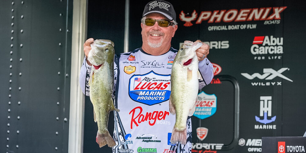 Image for Murray Holds Lead Entering Final Day at Toyota Series Event on Pickwick Lake