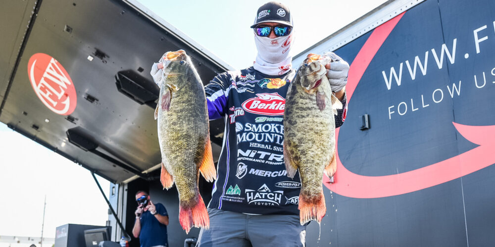 Image for Bertrand Grabs Lead on Day 1 of FLW Super Tournament on Lake Erie
