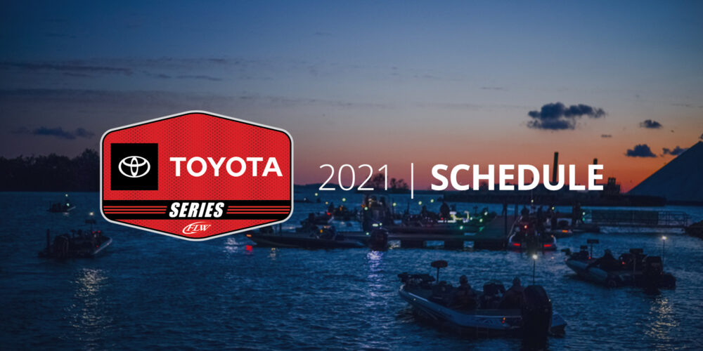 Major League Fishing, FLW Announce 2021 Toyota Series Schedule Major