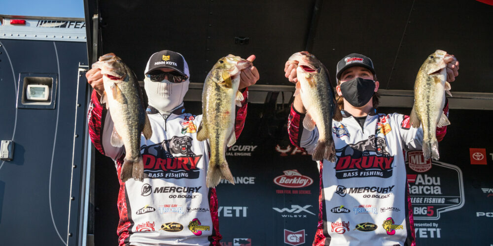 Image for Drury University Grabs Early Lead at 2021 Abu Garcia College Fishing National Championship Presented by Lowrance