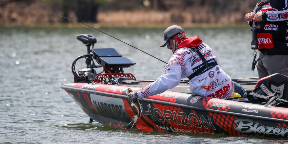 Image for Shuffield Leads Day 1 of Major League Fishing’s Toro Stage One at Sam Rayburn Reservoir Presented by Power-Pole