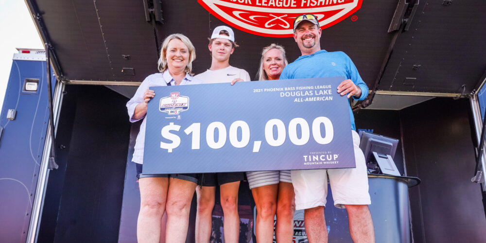 Image for Tennessee’s Grimm Earns Win at 2021 Phoenix Bass Fishing League Presented By T-H Marine All-American Championship at Douglas Lake Presented By TINCUP