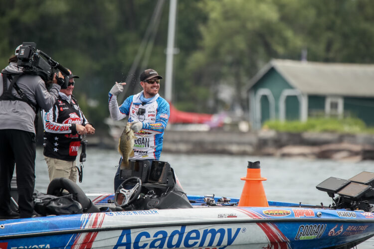 Image for Jacob Wheeler Shatters Single-Day Weight Record at Bass Pro Tour General Tire Stage Five at St. Lawrence River Presented by Berkley