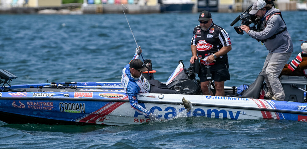 Image for Wheeler Wins Group A Qualifying Round at Bass Pro Tour General Tire Stage Five Presented by Berkley at St. Lawrence River