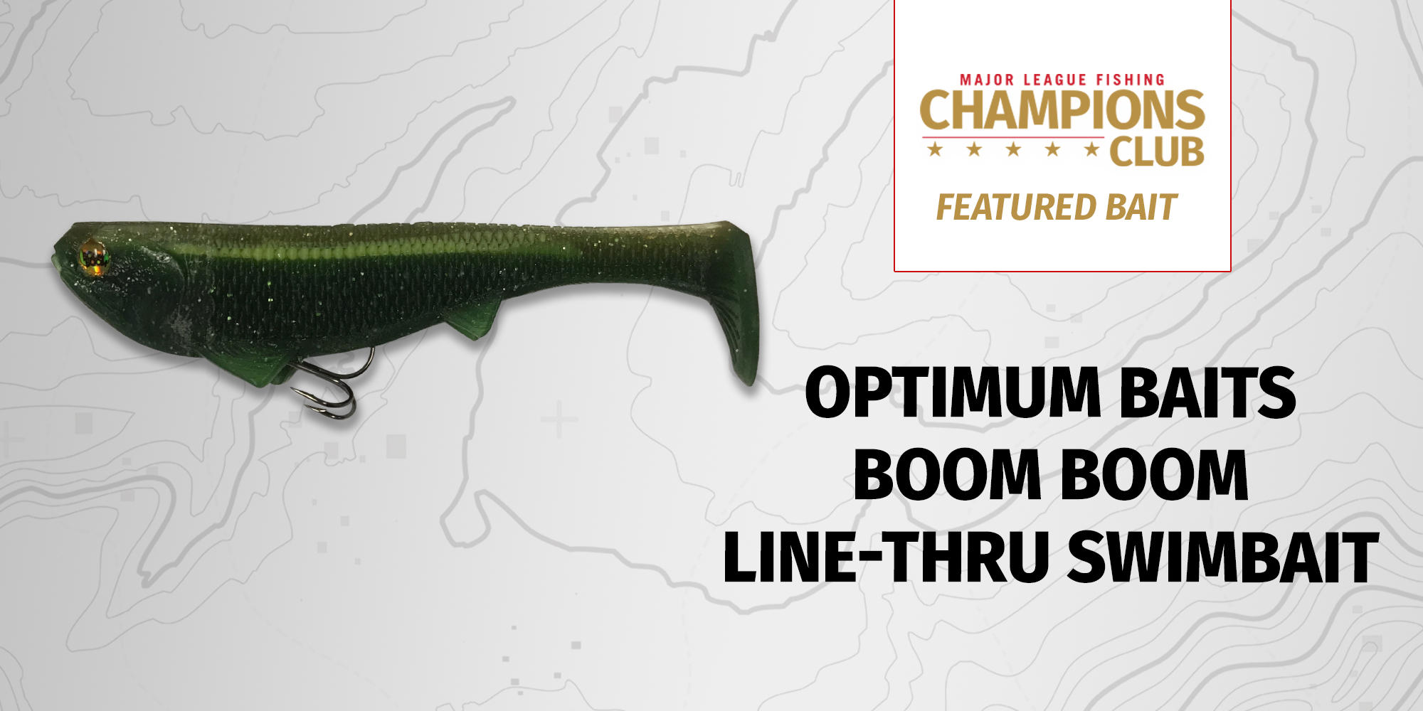 Featured Bait: Optimum Baits Boom Boom Line-Thru Swimbait