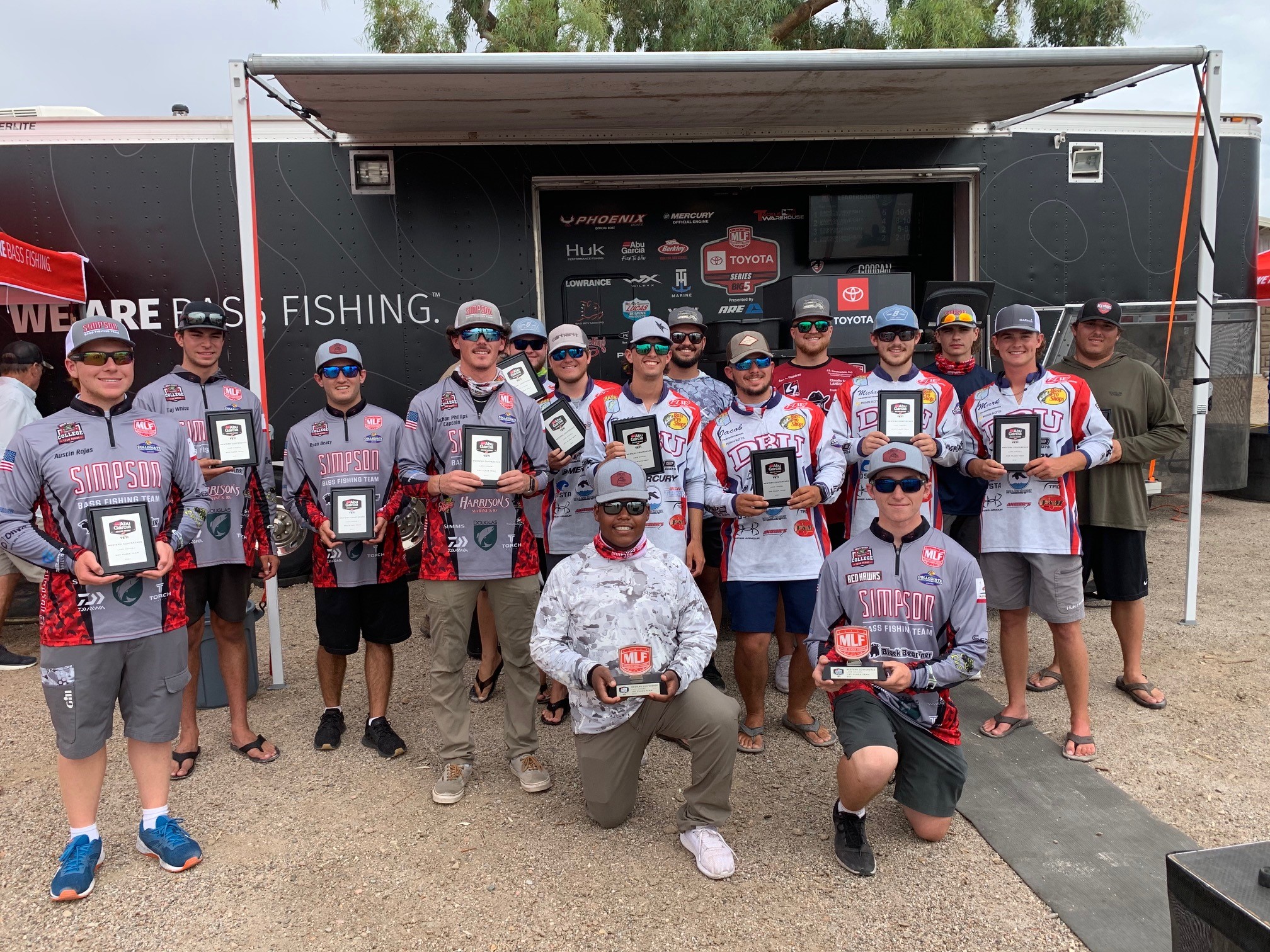 Simpson University Wins Abu Garcia College Fishing Tournament on Lake