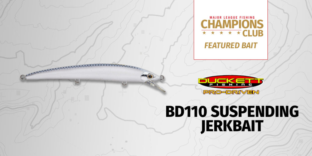 Featured Bait: Duckett Baits BD110 Suspending Jerkbait - Major League  Fishing