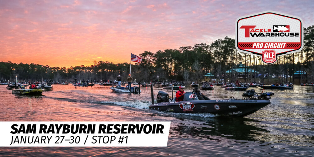 Image for MLF Tackle Warehouse Pro Circuit Set to Kick Off 2022 Season Opener with Guaranteed Rate Stop 1 on Sam Rayburn Reservoir Presented by Ark Fishing