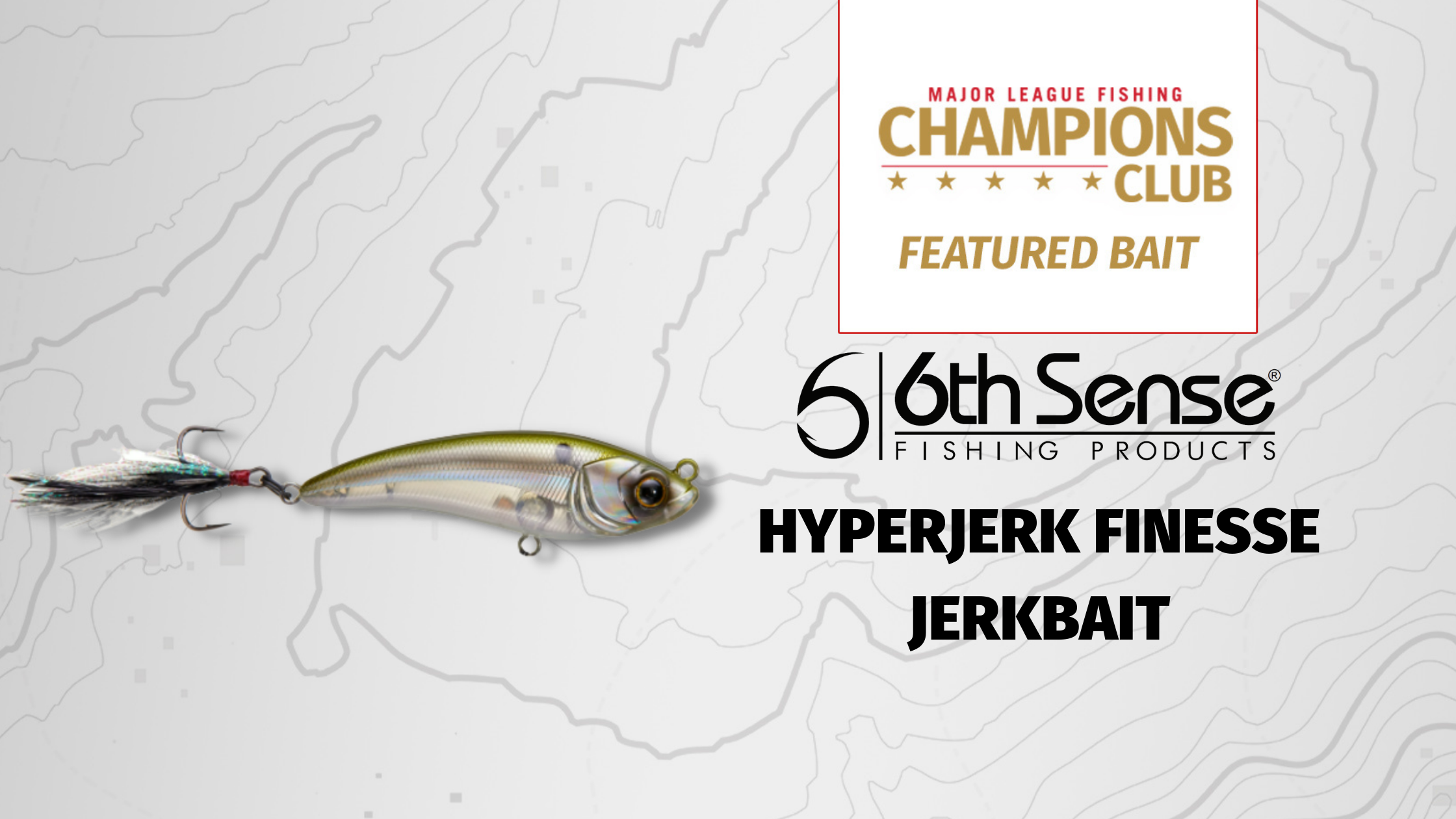 Featured Bait: 6th Sense HyperJerk Finesse Jerkbait - Major League Fishing