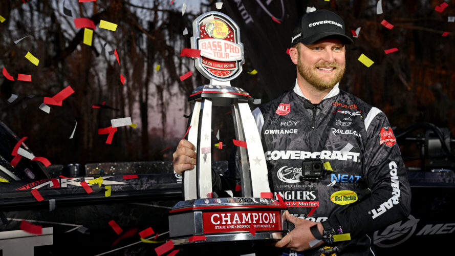 Image for Roy Wins Stage One on Bussey Brake, Howell Sets MLF & Lake Big Bass Record