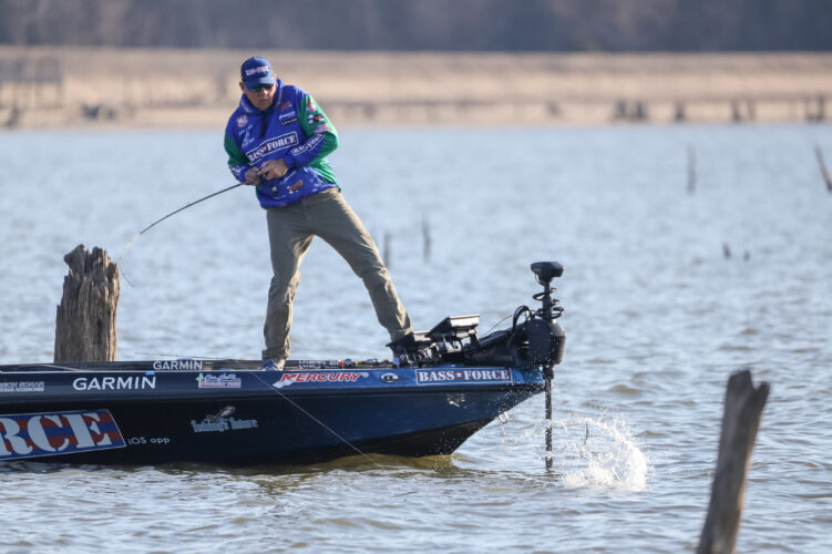 Alton Jones Jr.  Good first day out on Dale Hollow, got to lean