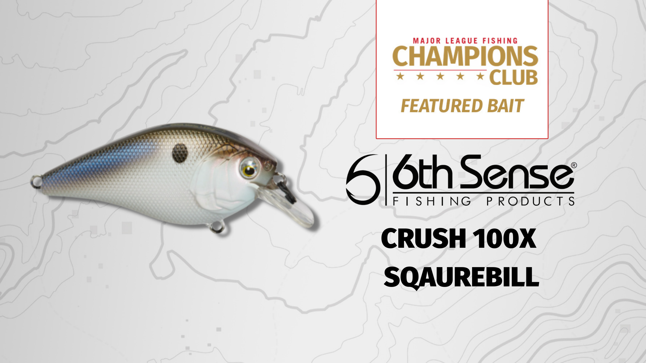 Featured Bait: 6th Sense Crush 100X Squarebill - Major League Fishing
