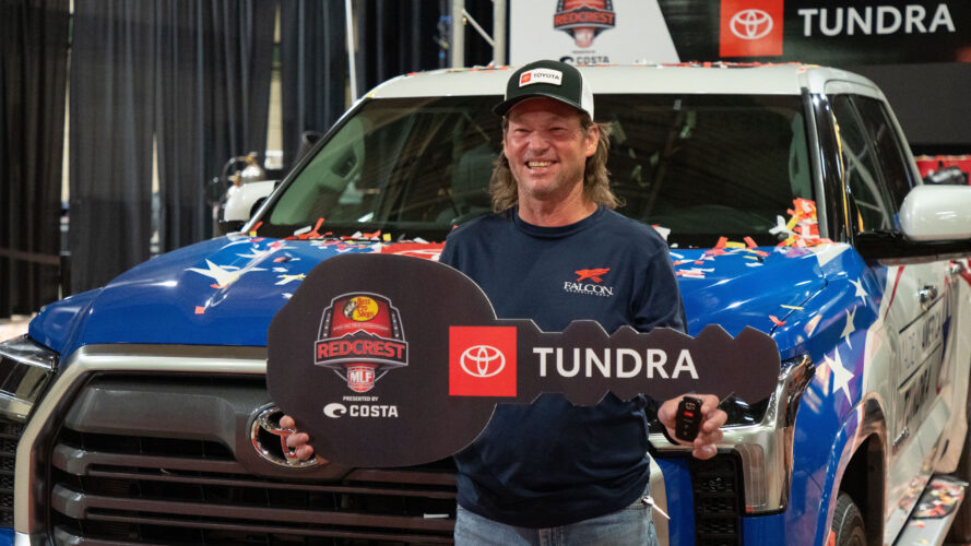 Image for Lucky 13 Nets Oklahoma Angler a Brand New Toyota Tundra at REDCREST
