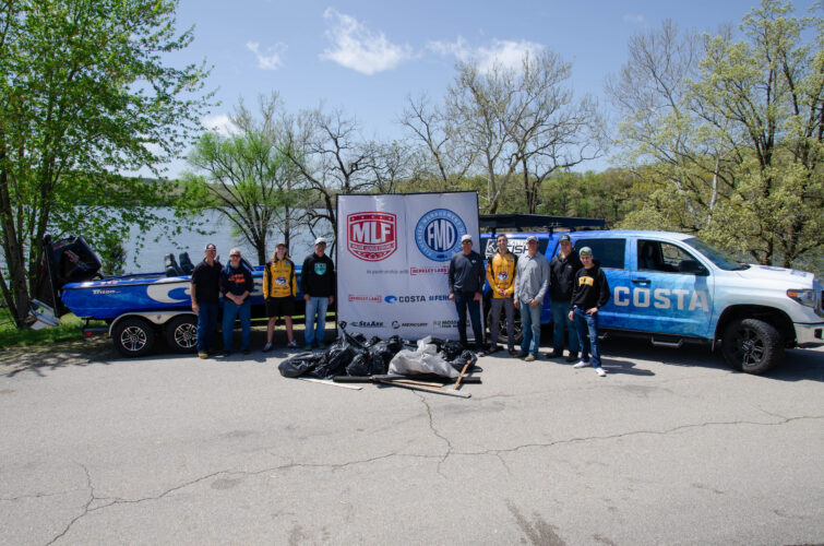 Image for GALLERY: Costa Pros and College Anglers Clean Up Lake of the Ozarks