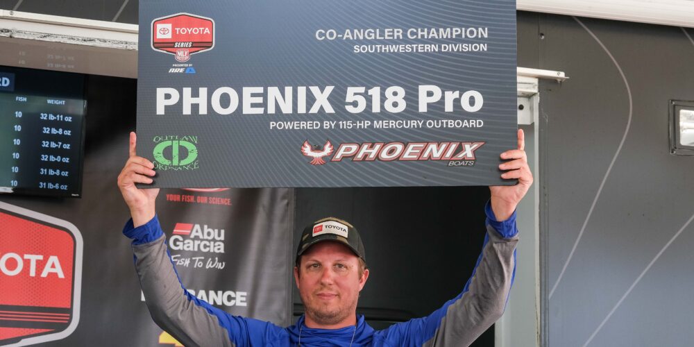 Image for Moore Jr. Finally Wins Boat with Co-Angler Victory at Rayburn