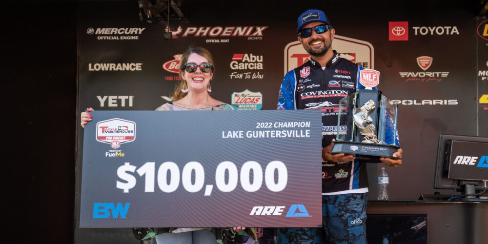 Image for Louisiana’s Nick LeBrun Wins Tackle Warehouse Pro Circuit B&W Trailer Hitches Stop 4 on Lake Guntersville Presented by A.R.E.