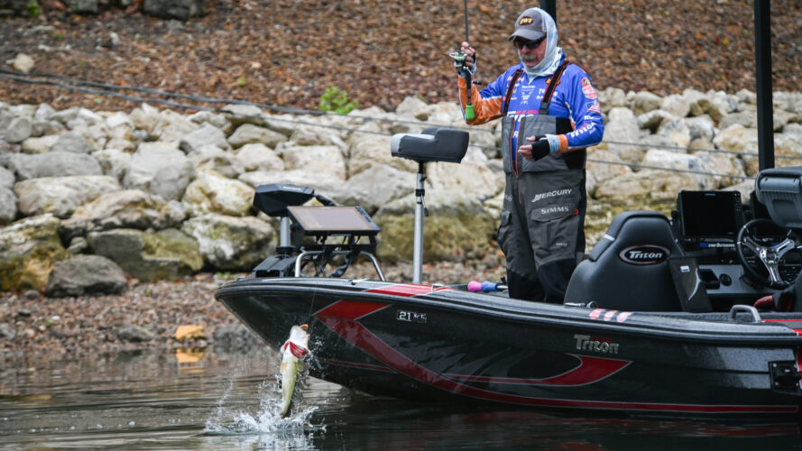 Image for Shaw Grigsby Leads Day 1 of Bass Pro Tour Stage Four on Lake of the Ozarks