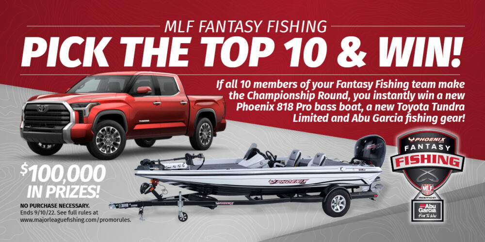 Image for Phoenix Fantasy Fishing Presented by Abu Garcia: Pick the Top 10 Anglers and Instantly Win a Toyota Tundra and Phoenix Boat Loaded with Abu Garcia Gear