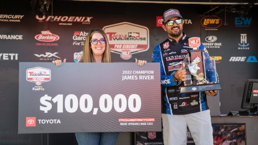 Image for Louisiana Pro Nick LeBrun Goes Back-to-Back, Wins Tackle Warehouse Pro Circuit Toyota Stop 5
