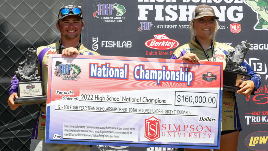 Image for Montgomery, Texas’ Lake Creek High School Leads Wire-to-Wire to Win 2022 High School Fishing National Championship
