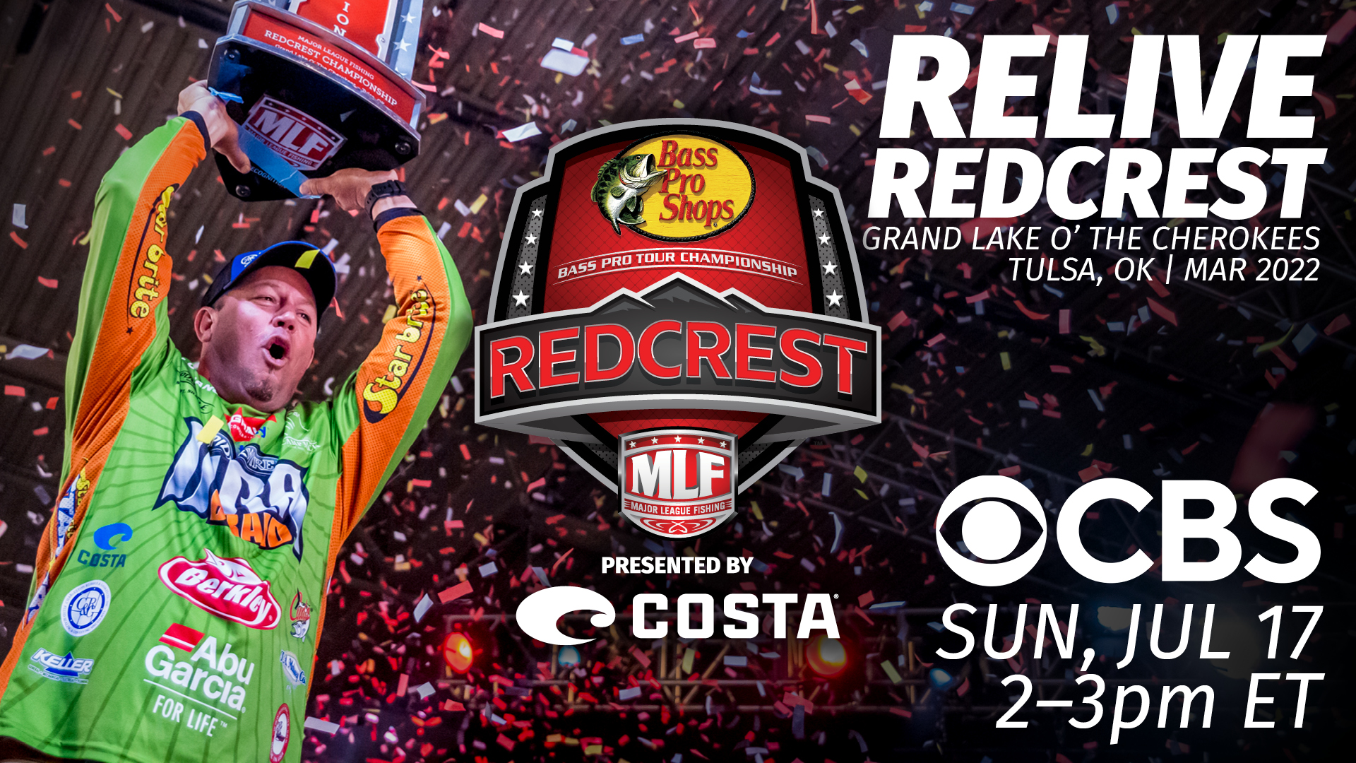 REDCREST 2022 Presented by Costa to Air Sunday on CBS Major League