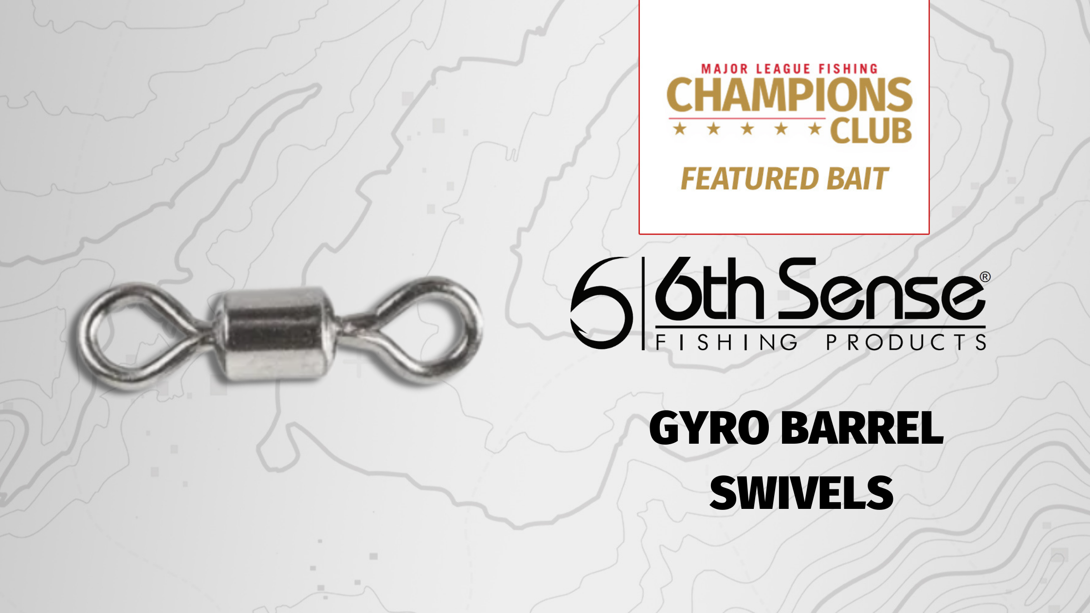 Featured Bait: 6th Sense Gyro Barrel Swivels - Major League Fishing