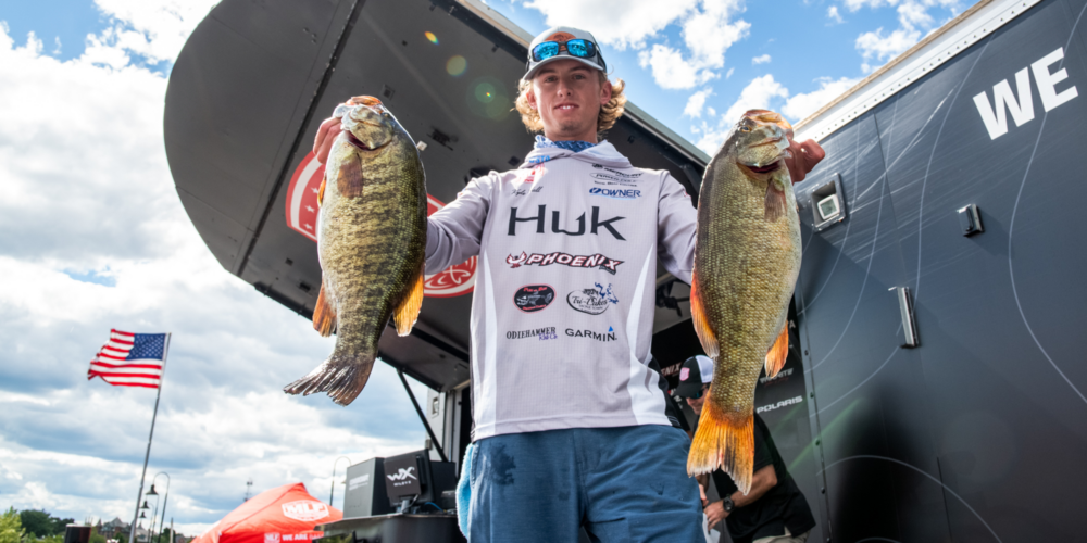Image for Kyle Hall Takes Early Lead on Day 1 of Tackle Warehouse Pro Circuit Covercraft Stop 6 on Lake Champlain Presented by Wiley X