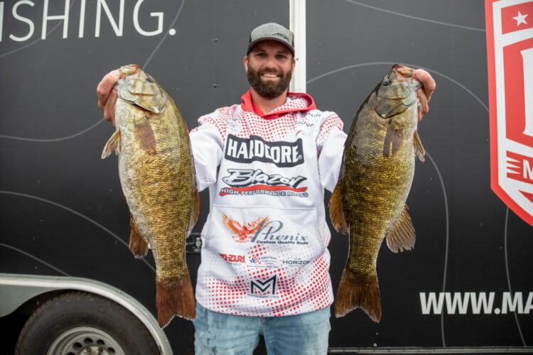 Image for GALLERY: Weights Stacked After Day 1 Weigh-in on Lake Champlain