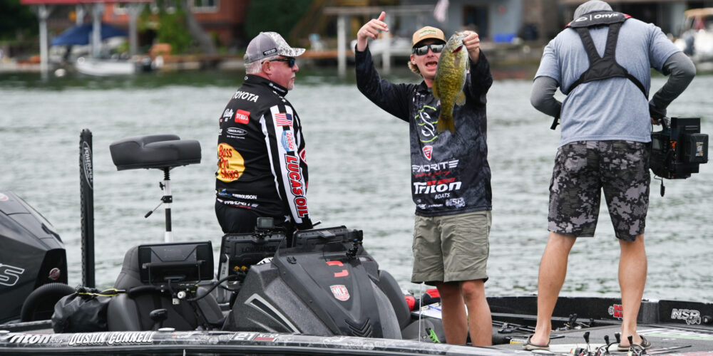 Image for Connell Cruises in Knockout Round, Final 10 Set at Bass Pro Tour Fox Rent A Car Stage Six at Cayuga Lake Presented by Googan Baits