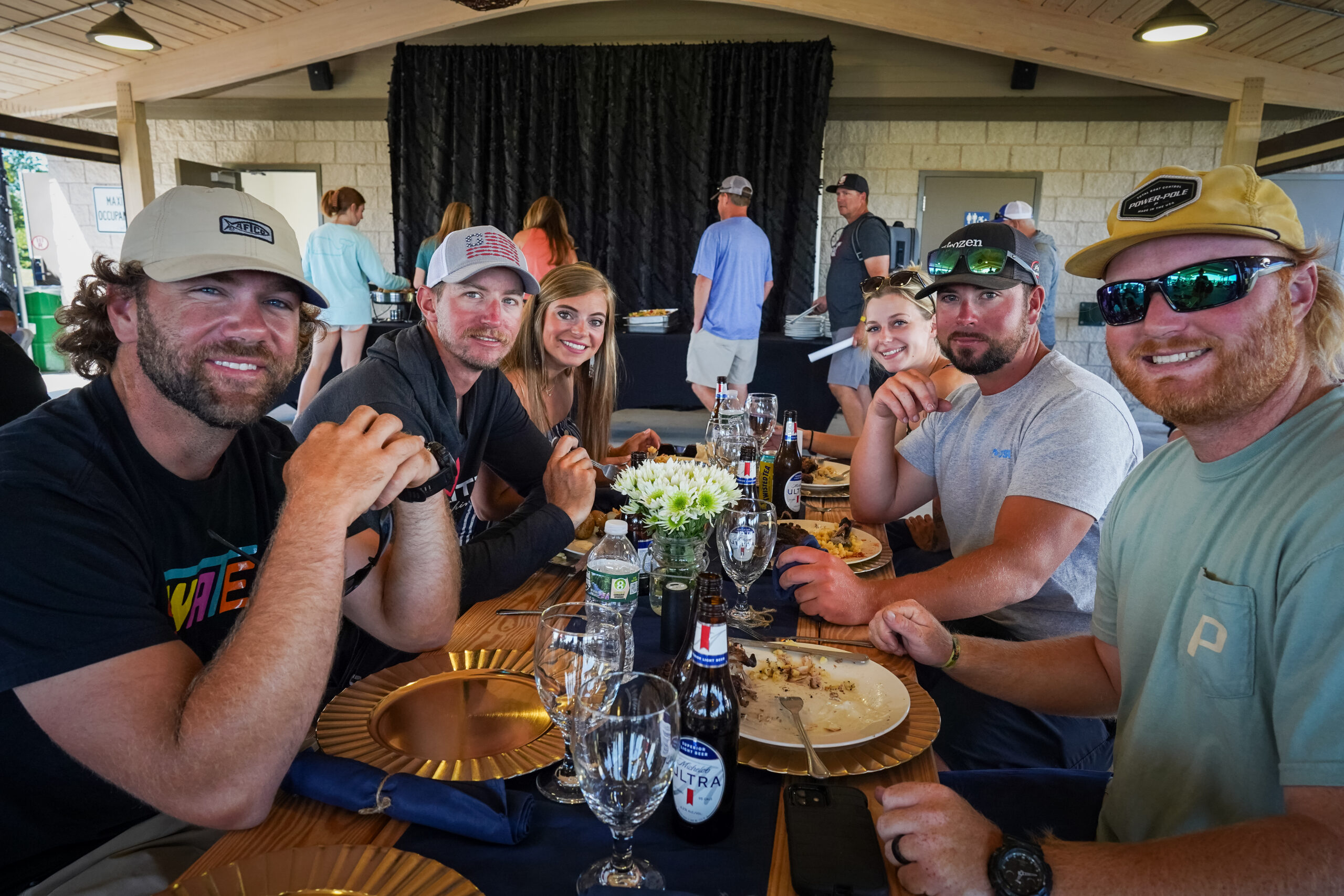 GALLERY: Food and Swag at Registration for the TITLE - Major League Fishing