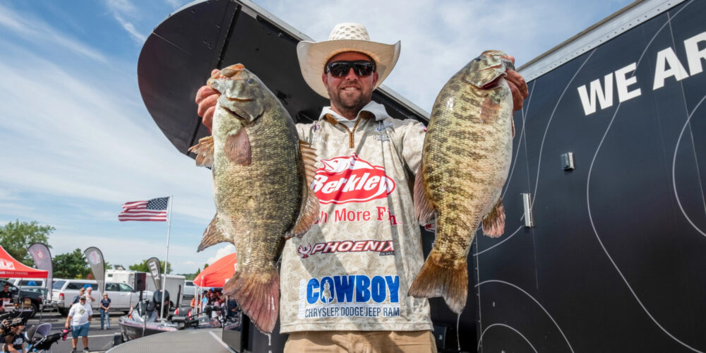 Image for Cowboy Cifuentes Grabs Early Group A Lead at Tackle Warehouse Pro Circuit TITLE Presented by Mercury on the St. Lawrence River