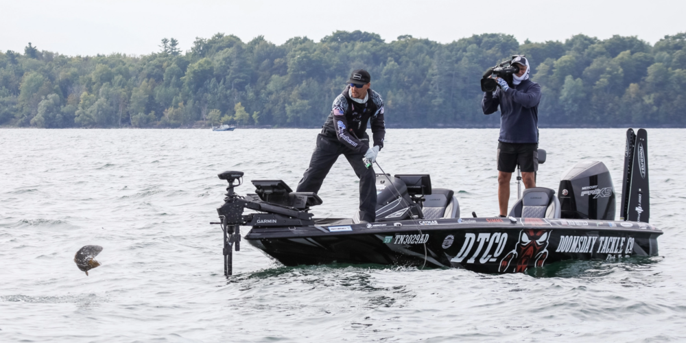 Image for Rookie Nick Hatfield Leads Group B at Tackle Warehouse Pro Circuit TITLE Presented by Mercury on the St. Lawrence River
