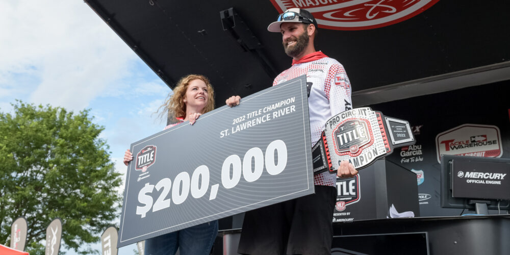 Image for Spencer Shuffield Wins Tackle Warehouse Pro Circuit TITLE Presented by Mercury on the St. Lawrence River
