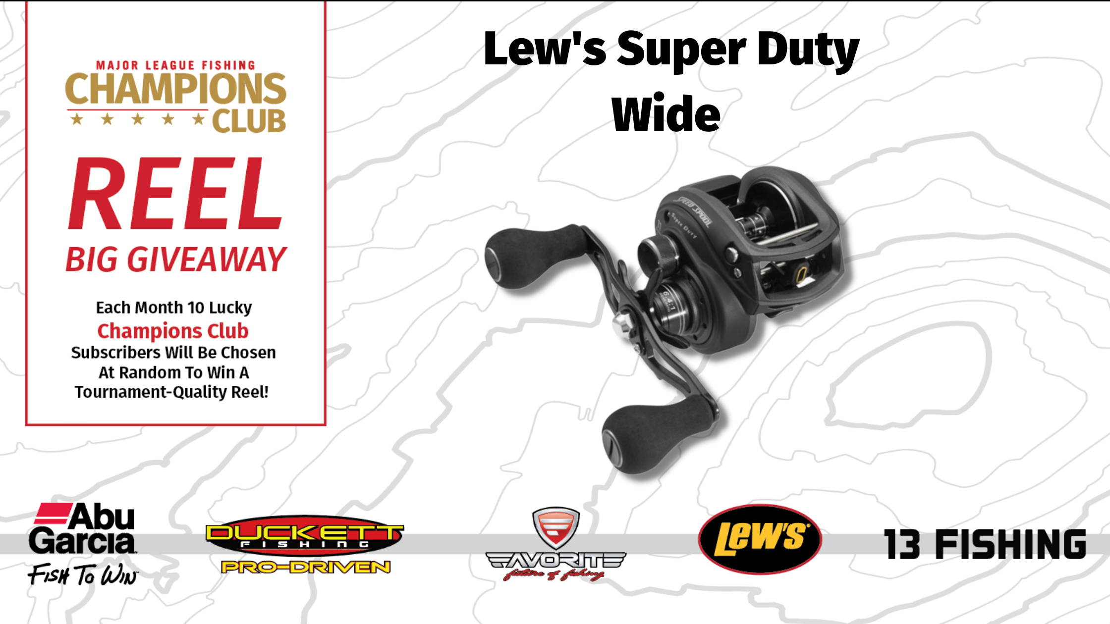 Featured Reel: Lew's Super Duty Wide Baitcast Reel - Major League Fishing