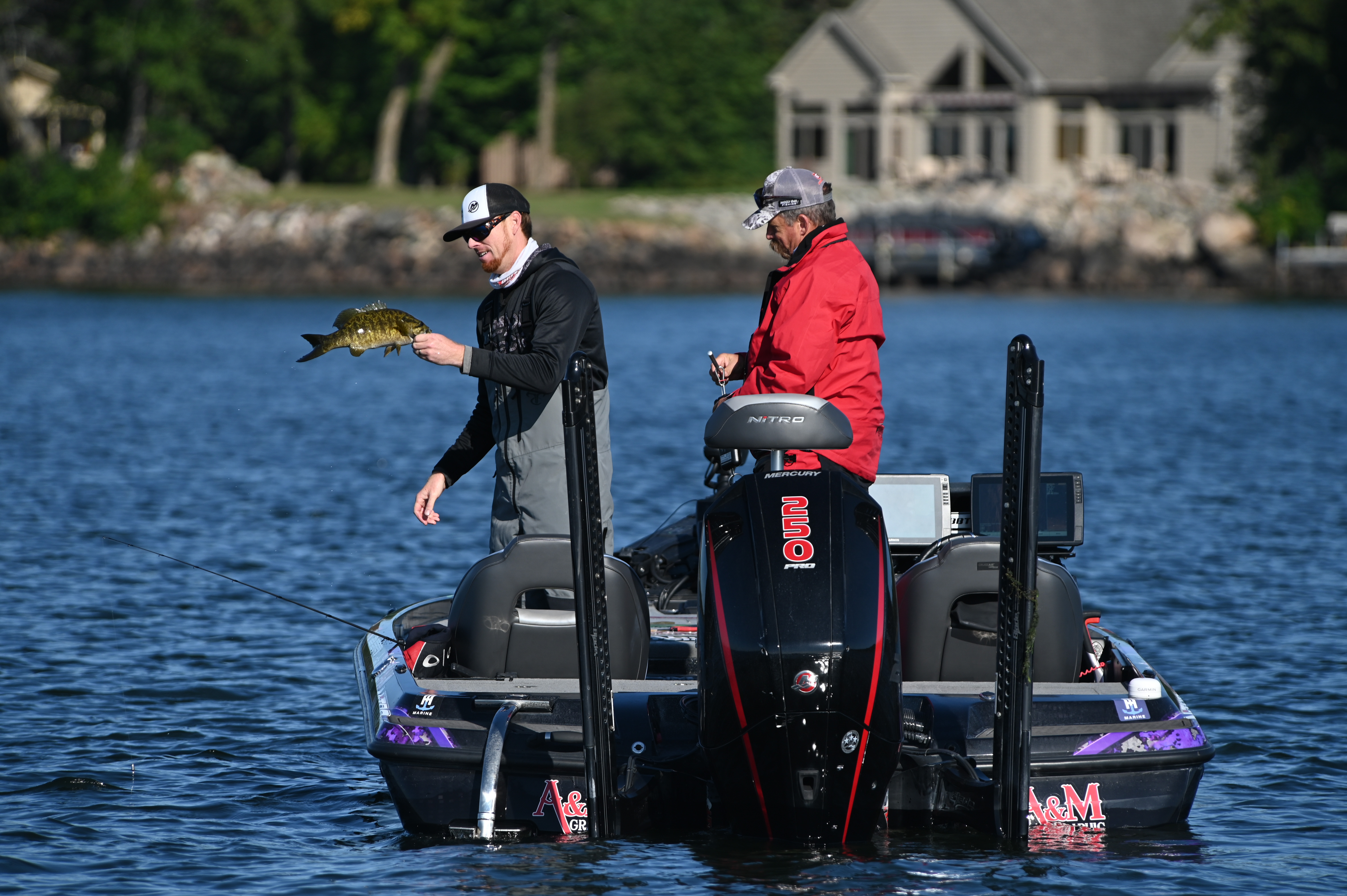 Josh Bertrand Leads Early After Day 1 of Bass Pro Tour Bally Bet Stage  Seven at Mille Lacs Lake Presented by Minn Kota - Major League Fishing