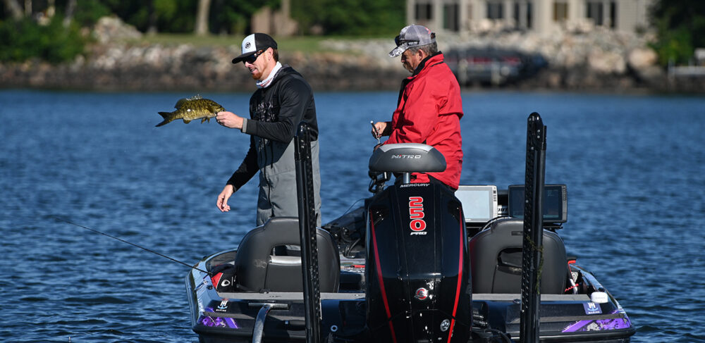 Image for Bertrand Holds Off Browning for Lead on Mille Lacs; Lee Holds On to Slim AOY Chance