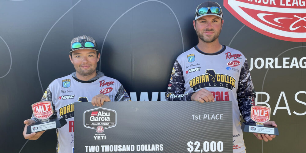 Image for Adrian College Wins Abu Garcia College Fishing Tournament on Lake Erie