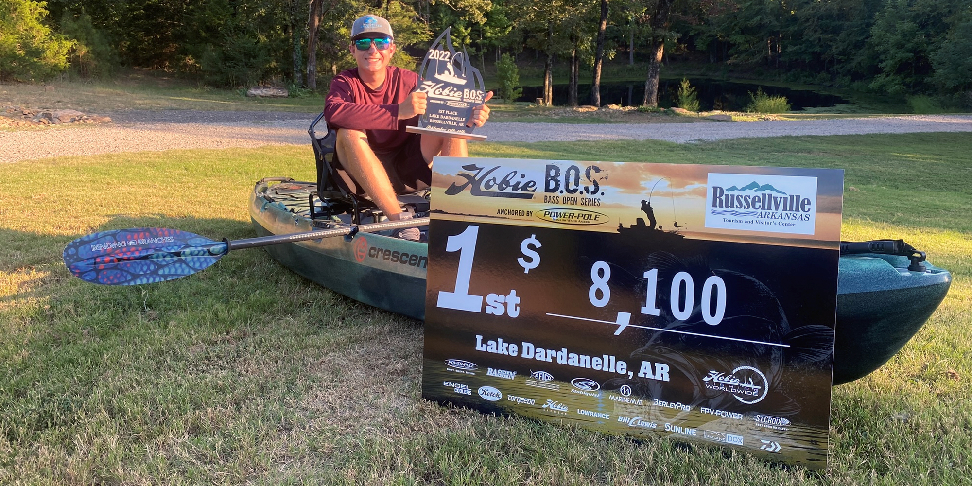 From Bass Boat to Kayak in Two Days as Jackson Roumbanis Wins His  First-Ever Kayak Tournament - Major League Fishing
