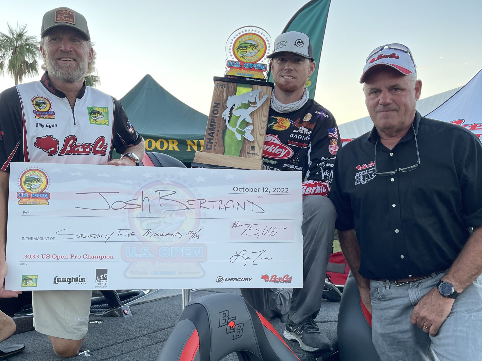 JOSH BERTRAND Thoughts on a Special WON BASS U.S. Open Win Major