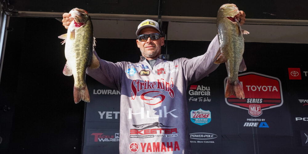 Image for Todd Castledine leads Day 1 of the Toyota Series Championship Presented by A.R.E. on Lake Guntersville