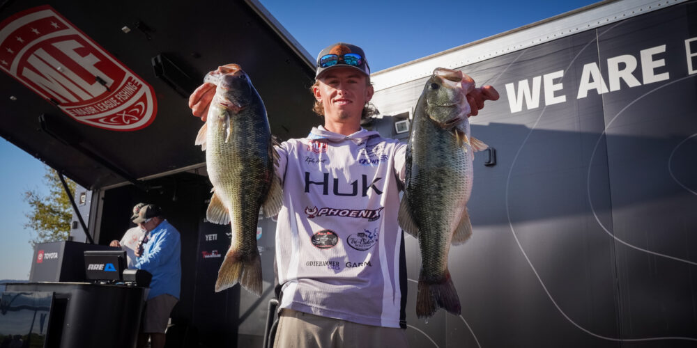 Image for Kyle Hall Takes Day 2 lead at Toyota Series Championship Presented by A.R.E. on Lake Guntersville