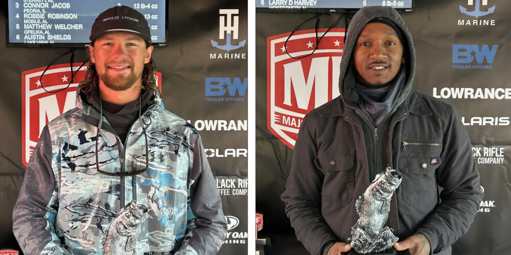Image for Hoover’s Garret Warren edges field by 1 ounce for win at Phoenix Bass Fishing League event on Lake Martin