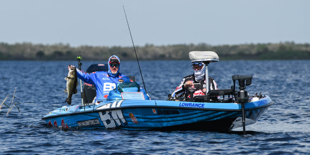 Image for Bass Fishing Hall of Famer Mark Davis puts on a clinic with 34-pound limit to pace Knockout Round at B&W Trailer Hitches Stage One of the Kissimmee Chain of Lakes Presented by Grundéns