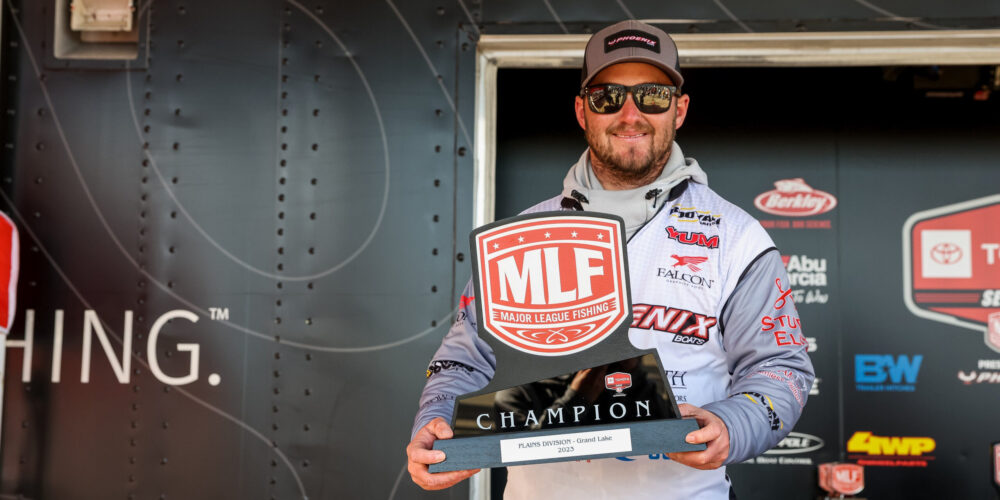 Image for Muskogee’s Capps catches 22½-pound limit Saturday to win Toyota Series Plains Division opener at Grand Lake
