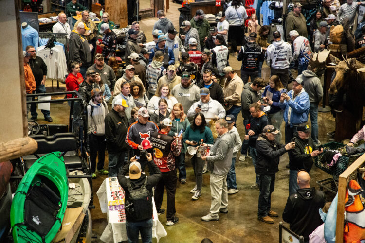Image for GALLERY: Fans crowd into Bass Pro Shops of Kodak to meet the pros