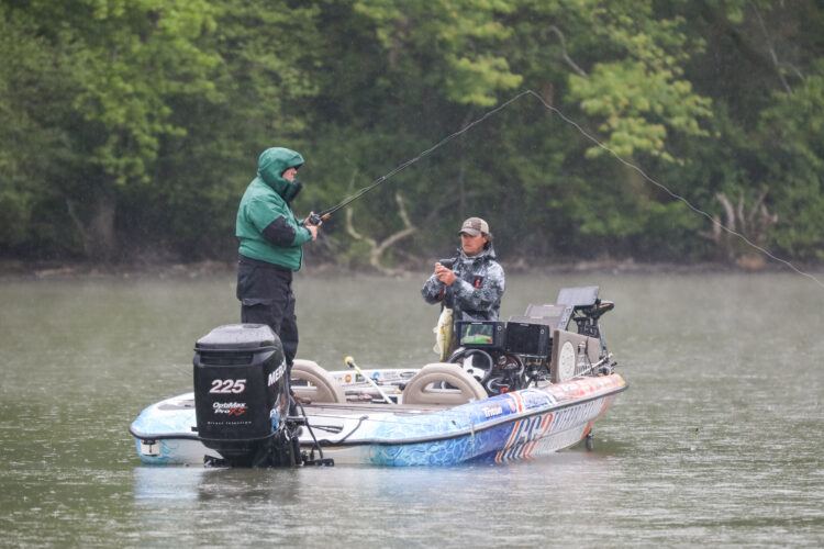 Image for GALLERY: Rainy day fishing on Lake Chickamauga