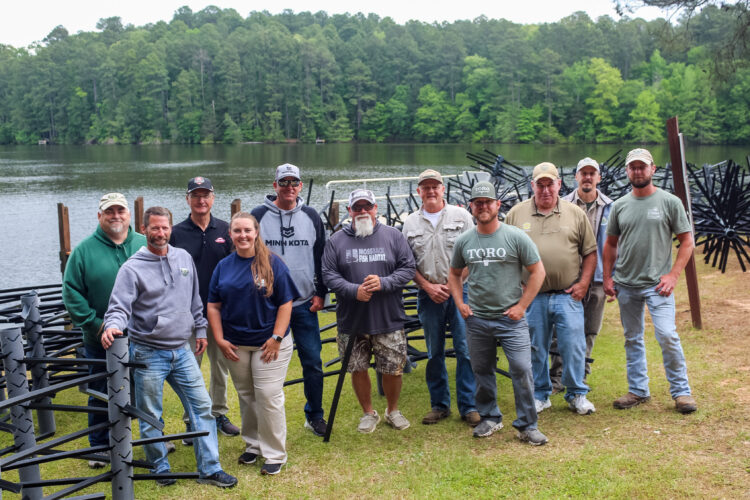 Image for GALLERY: Pros, experts, local celebrities rally for Minn Kota Habitat Restoration at Lake Claiborne